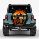 Retro September 1997 Custom Jeep Wheel Cover With Camera Hole