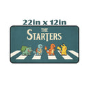Retro Starters Pokemon Crosswalk Desk Mat