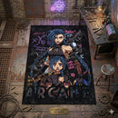 Jinx Powder Arcane Rectangular Area Rug