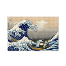 Rick And Morty The Great Wave Japan Jigsaw Puzzle