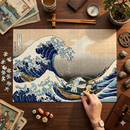 Rick And Morty The Great Wave Japan Jigsaw Puzzle