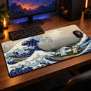Rick And Morty The Great Wave Japan Desk Mat