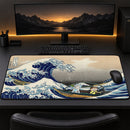 Rick And Morty The Great Wave Japan Desk Mat