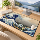 Rick And Morty The Great Wave Japan Desk Mat