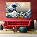 Rick And Morty The Great Wave Japan - Living Room - Canvas Wall Art - Print - Wall Decor