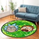 Funny Rick and Morty Round Rug