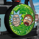 Head Rick And Morty Jeep Car Spare Tire Cover