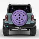 Sasuke Rinnegan 6 Tomoe Jeep Car Spare Tire Cover