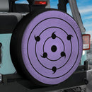 Sasuke Rinnegan 6 Tomoe Jeep Car Spare Tire Cover