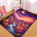 River City Midnight Digital Art Rectangular Area Rug