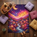 River City Midnight Digital Art Rectangular Area Rug