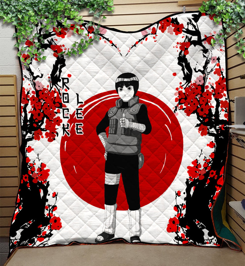 Rock Lee Anime Japan Style Quilt Blanket