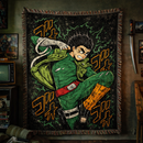 Rock Lee Naruto Woven Throw Blanket