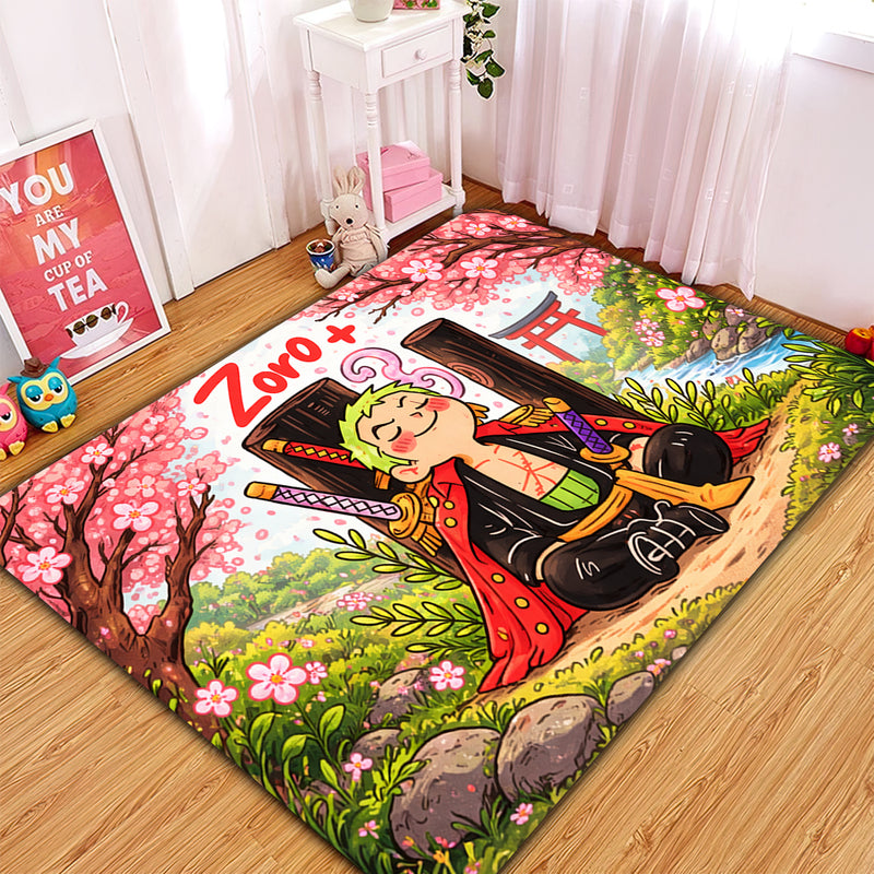 Roronoa Zoro Form Anime One Piece Rectangular Area Rug
