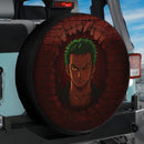 Zoro One Piece Break Wall Jeep Car Spare Tire Cover
