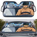 Roronoa Zoro One Piece Custom Car Windshield Sunshades