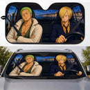 Roronoa Zoro Vinsmoke Sanji One Piece Drive Custom Car Windshield Sunshades