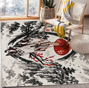 Ryomen Sukuna Jujutsu Kaisen Japan Ink Style Rectangular Area Rug