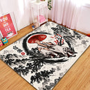 Ryomen Sukuna Jujutsu Kaisen Japan Ink Style Rectangular Area Rug