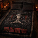 Ryomen Sukuna Anime Jujutsu Kaisen Woven Throw Blanket