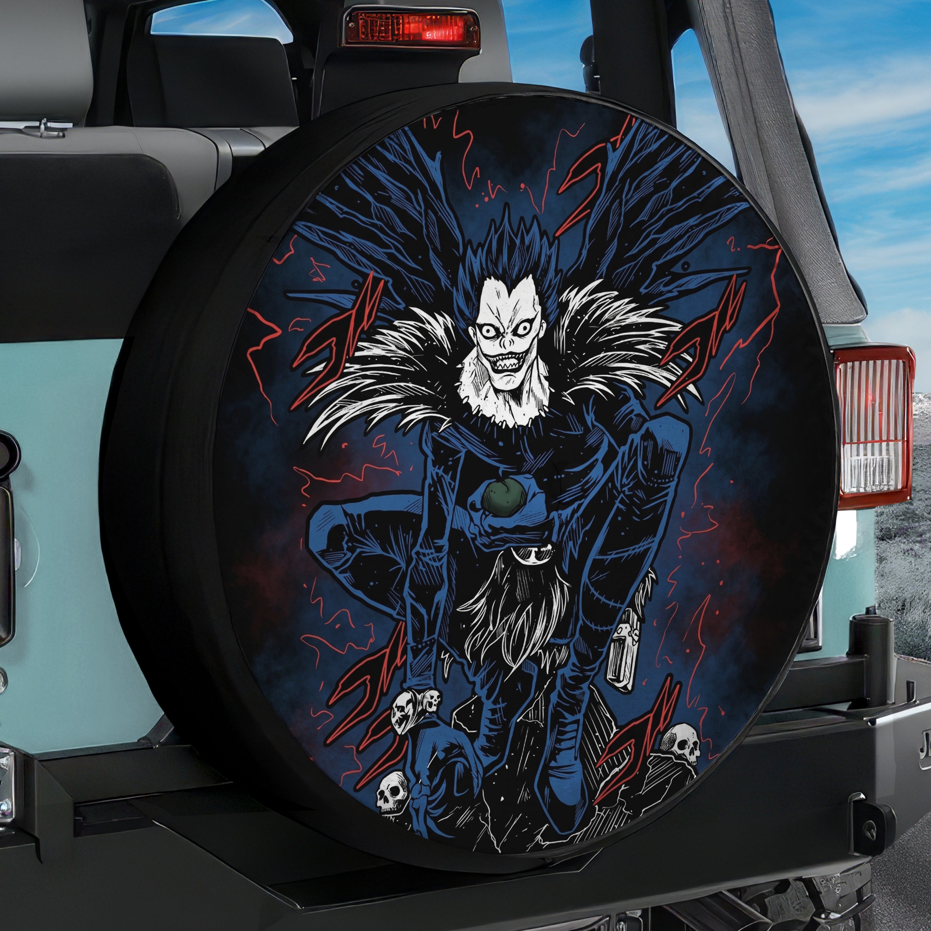 Ryuk Form Death Note Car Spare Tire Cover