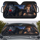 Ryuk x Light Yagami Death Note Car Auto Sunshades