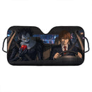 Ryuk x Light Yagami Death Note Car Auto Sunshades