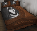 Siberian Husky Dog Quilt Bed Sets