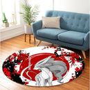 Suicune Pokemon Japan Style Stained Glass Round Rug