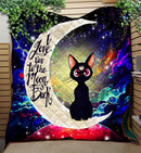 Sailor Moon Cat Love You To The Moon Galaxy Quilt Blanket Nearkii