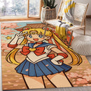 Sailor Moon Japan Style Rectangular Area Rug