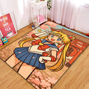 Sailor Moon Japan Style Rectangular Area Rug