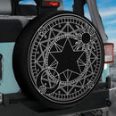 Sakura Kinomoto's Magic Circle Car Spare Tire Cover With Camera Hole