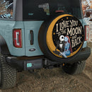 Sally Jack Nightmare Before Christmas I Love You To The Moon And Back Jeep Car Spare Tire Cover