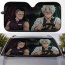 Sanemi Shinazugawa x Genya Shinazugawa Demon Slayer Car Auto Sunshades