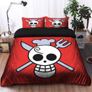 Sanji’s Jolly Roger One Piece Anime Bedding Set