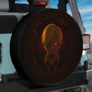 Sanji from One Piece Anime Break Wall Jeep Car Spare Tire Cover