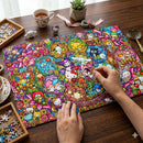 Hello Kitty Sanrio Friends Stained Glass Jigsaw Puzzle