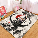 Sasuke x Sakura Japan Ink Style Rectangular Area Rug