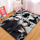 Gojo Geto Jujutsu Kaisen Manga Rectangular Area Rug