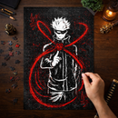 Satoru Gojo From Anime Jujutsu Kaisen Rectangle Jigsaw Puzzle