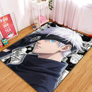 Satoru Gojo in Jujutsu Kaisen Anime Rectangular Area Rug
