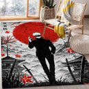 Gojo Jujutsu Kaisen Japan Style Rectangular Area Rug
