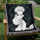 Satoru Gojo Anime Woven Throw Blanket