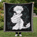 Satoru Gojo Anime Woven Throw Blanket