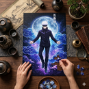 Satoru Gojo Jujutsu Kaisen Moon Jigsaw Puzzle