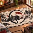 Satoru Gojo Jujutsu Kaisen Japan Ink Style Rectangular Area Rug