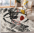 Satoru Gojo Jujutsu Kaisen Japan Ink Style Rectangular Area Rug
