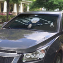 Satoru Gojo Jujutsu Kaisen Peeking Zip Custom Car Windshield Sunshades