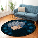 Satoru Gojo Jujutsu Kaisen Anime Stained Glass Round Rug